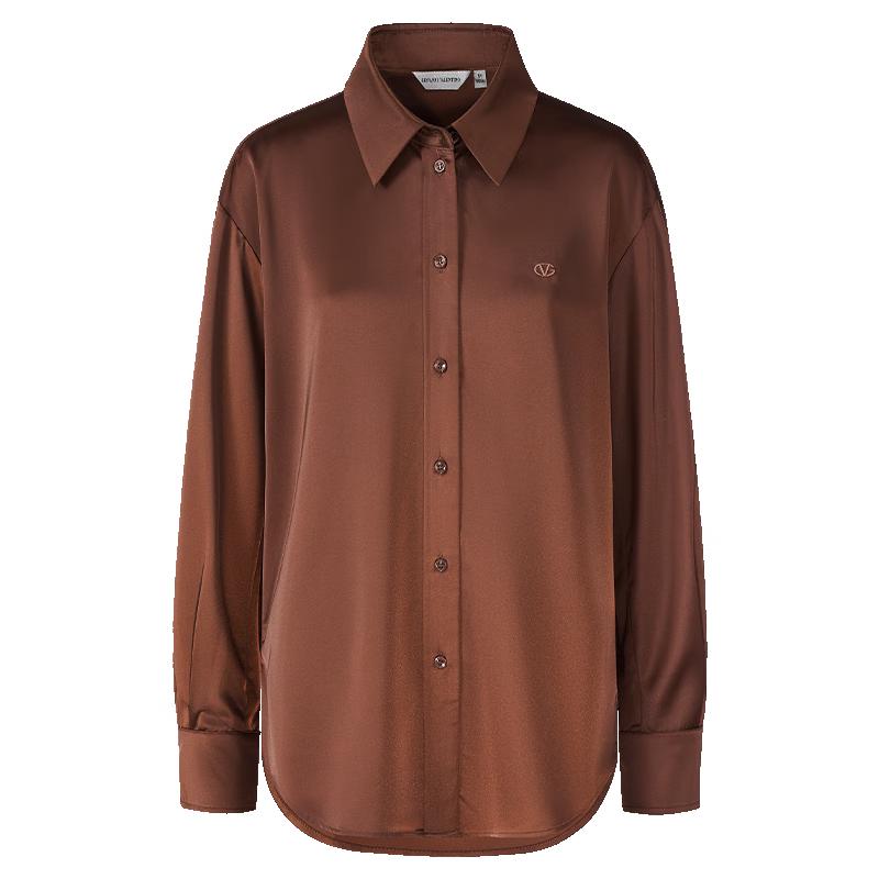 GIOVANNI VALENTINO Women's Long Sleeve Casual Shirt