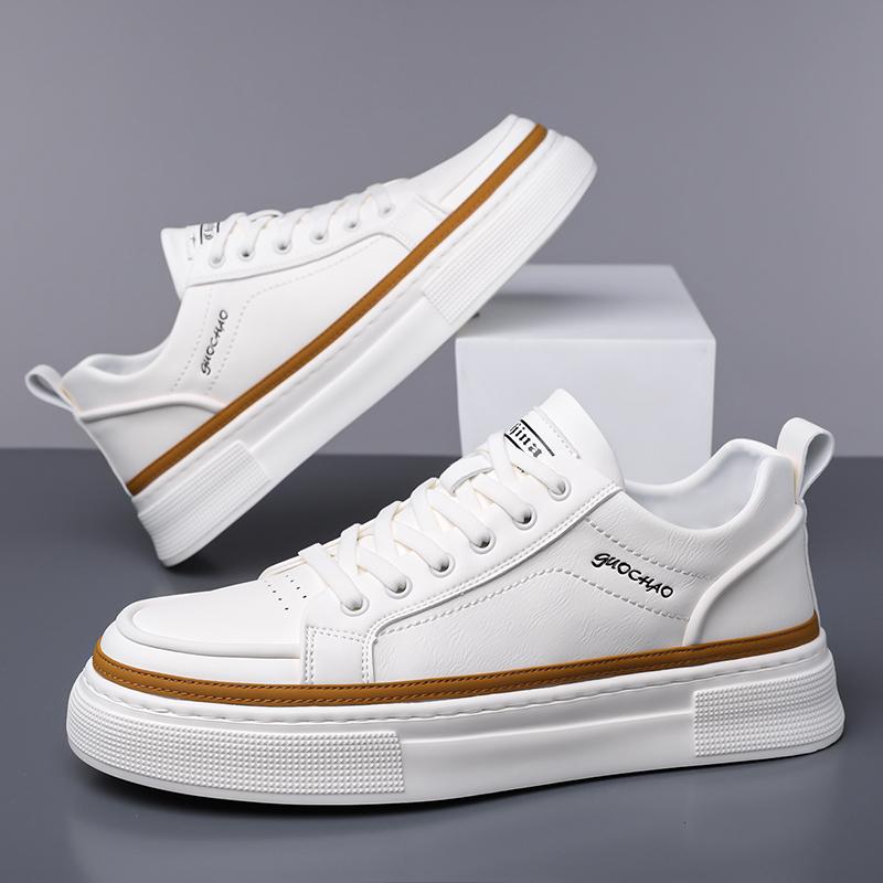 2026 Men's Casual  Fashion Outdoor Shoes Leather Thin Strap Design Round Toe Soft  Lightweight Walking Shoes Flat Designer Shoes