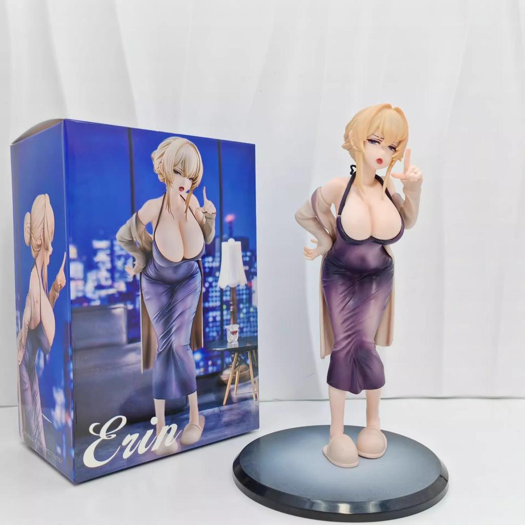 19Cm Anime Erin Figure Maid Dressed Erin Figures Sexy Girls Statue Collection Dolls Desk Decoration Model Toy Kid Halloween Gift