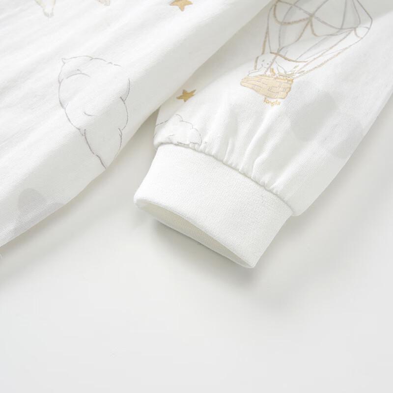 TONGTAI Baby Spring/Autumn Cotton Gauze Long-Sleeve Romper