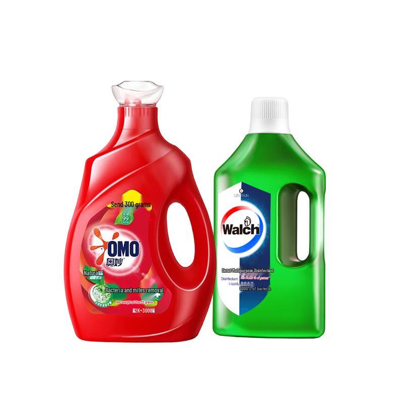 OMO Laundry Detergent 2.3kg & Walch Disinfectant 1.5L Bundle