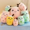 Cute Boba Milk Tea Plush Toy Soft Stuffed Pearl Milk Tea Hug Pillow Cushion