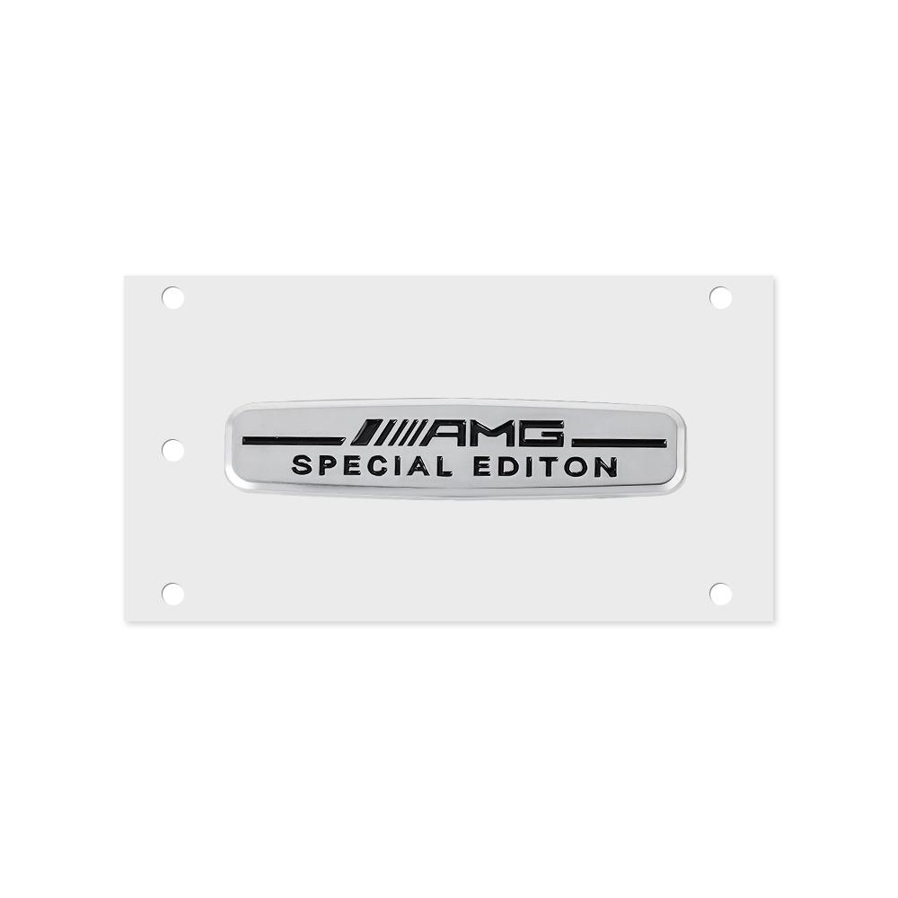 Car Trunk Aluminium Badge Emblem Fender Rear Body Sticker For Mercedes Benz A B C E Class AMG W124 W169 W176 W212 W204 W205 W210