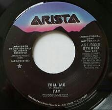 7inch Record IVY Tell Me AS19522PROMO Arista 1986 US SoulFunk Used