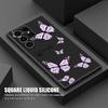 Pink Butterfly Phone Case For Samsung Galaxy S26 Ultra Cases S25 FE S24 S23 S21 Ultra S20 S24 FE S22 S26 Plus 5G Black Cover