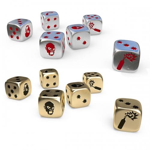 BoardM Zombicide 2nd Edition Dedicated Metal Dice 12p