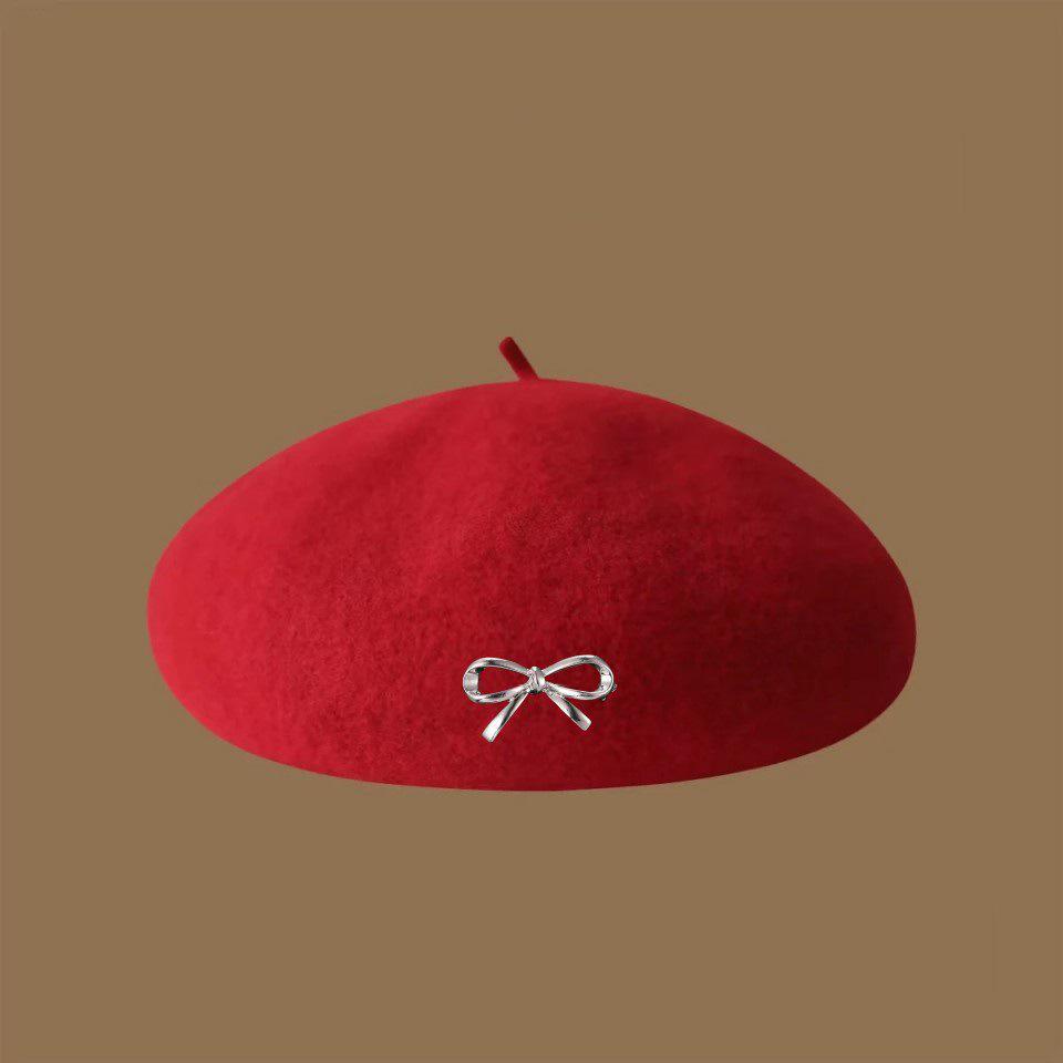 Korean Style Women's Beret - Autumn/Winter Face-Slimming Painter Hat