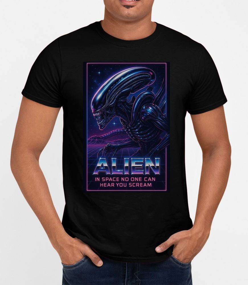 

Aliens 1986 Neon T-Shirt Cool Retro Movie Film Classic Tee Gift Xmas Unisex T-Shirt XXXXL