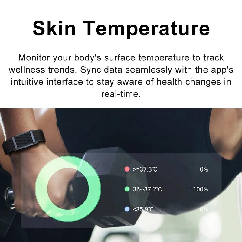 NEW No Screen Men's Wrist Smartwatch Sports Outdoor Fitness Health Monitor 1ATM Waterproof Smart Watches For Woman Andriod