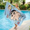 Shin-chan Japanese Animation Beach Towel Quick-drying Suitable for Yoga Gym Pool Beach Summer Funny Gift for Friends And Family