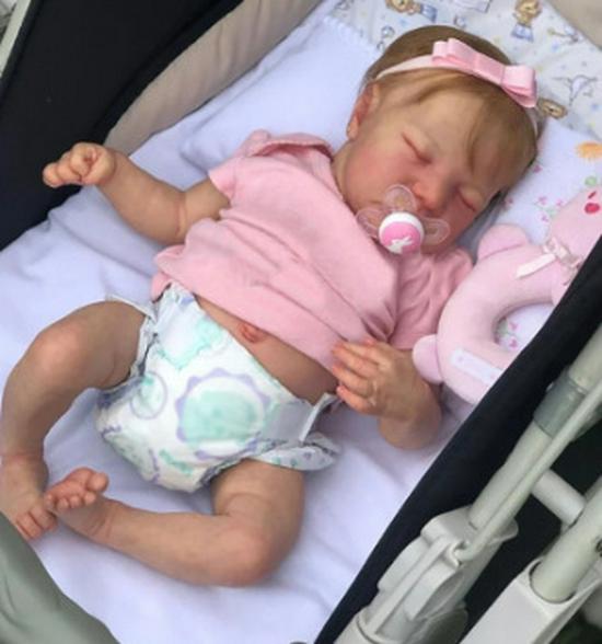 NPK 18 Full Silicone Body Levi Realistic Reborn Baby Doll 18-inch