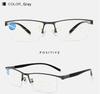 Reading Glasses for Man Woman Progressive Vision Adjustment Bifocal Eyeglasses Converted Blue Light Blocking Multifocal Eyewear
