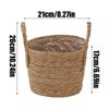 Planter Basket Straw Flowerpot  Wicker Planter Basket Flower Pot Rattan Straw Flower Basket For Home Garden  Yard Decoration