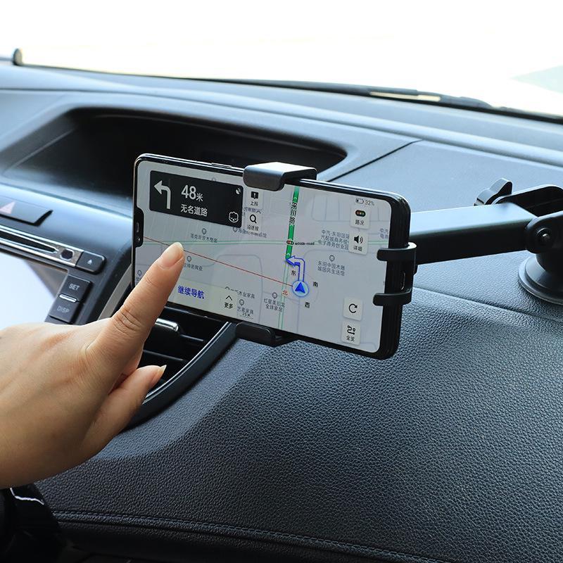 Suport auto cu ventuză pentru telefon - Universal, rezistent la șocuri, montare pe bord și camion