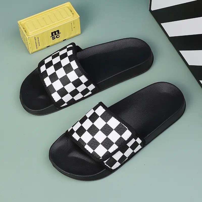 Men Big Slippers Shoes 2024 Summer Lightweight Sandals Cloud Slides Slippers Thick Platform Slippers Bathroom Eva Soft Sole 45