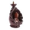 Fontaine à encens - LA CHINEUSE - Bouddha GuanYin - Céramique - 19 cm - Marron