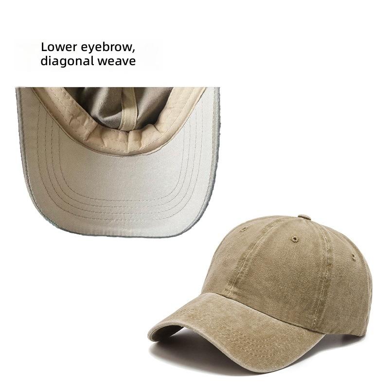 OEM Custom Logo Washed Soft Top Vintage Dad Hats Adjustable Plain Custom Baseball Cap for Men Women