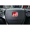 PLXI9 Acrylic Car Steering Wheel Emblem For Honda Civic Accord City CRV Jade Fit Odyssey Hybrid H-Sticker Interior Modification