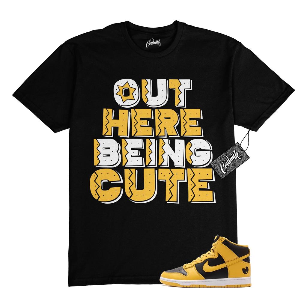 Dunk Tang Pollen Yellow Gold Black White High 2024 T Shirt To Match C4