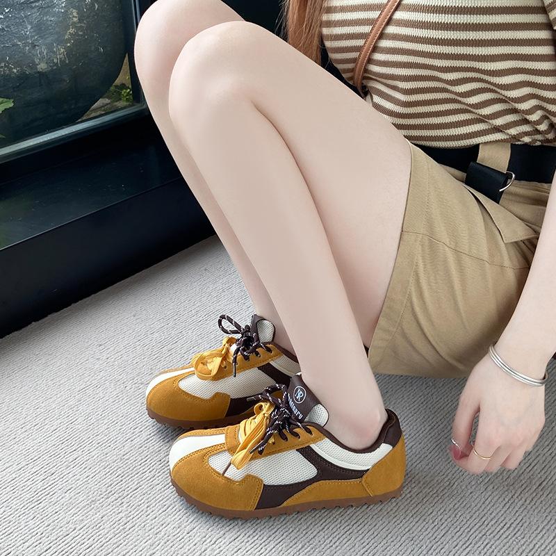 Ugly Cute Girl Summer New Smart Non-slip Rubber Outsole Fashion Casual Fondant White Shoes