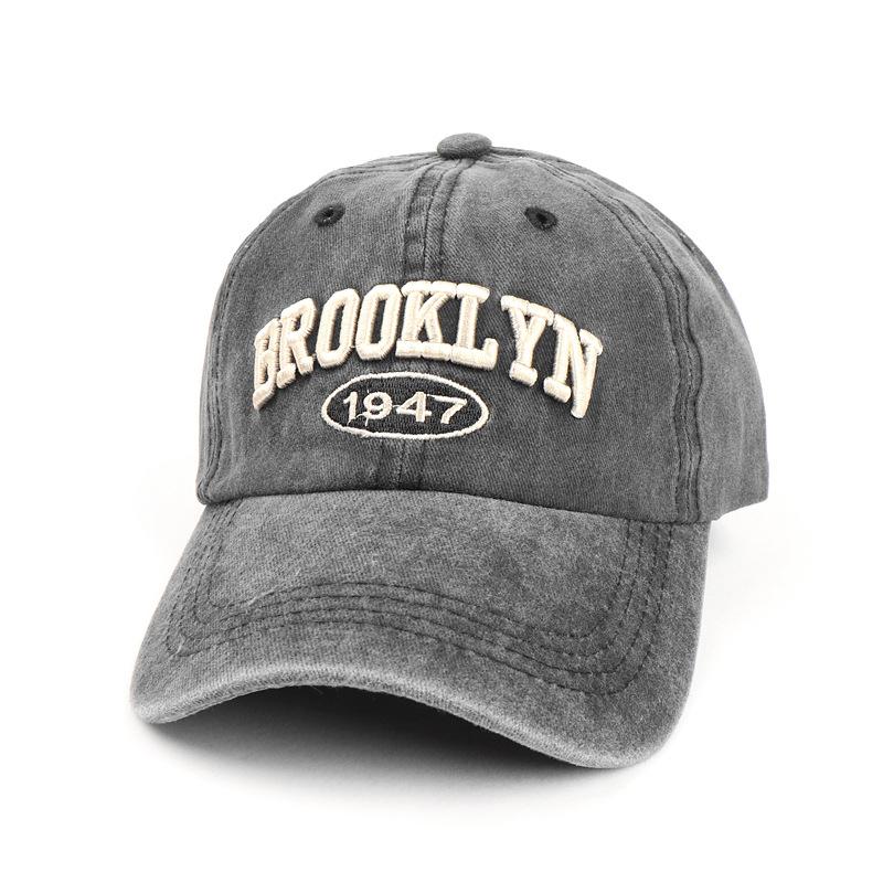 Retro Distressed Baseball Cap - Unisex Los Angeles Embroidered Design - High-Quality Vintage Style - Adjustable Fit for Men & Women