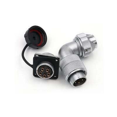 WEIPU WF20 TU+Z Angle Male Plug 2 3 4 5 6 7 8 9 1215Pin M20 Automotive Aviation Connector 5-25A Solar Medical Marine UAV Arena