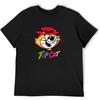 NIU+ Top Cat Cartoon T Shirt Black