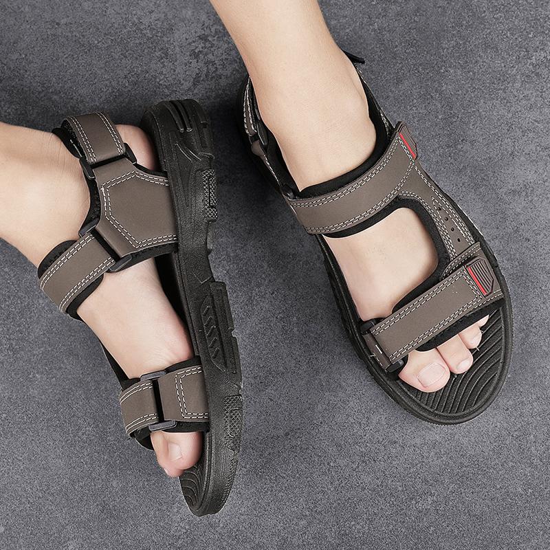 Beach Shoes Men's Sandals Shoes for Men Indoor and Outdoor Wear-resistant Soft and Comfortable Non-slip Thick Bottom Fashion