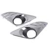 Set of Front Fog Light Assemblies for 2012-2014 Toyota Camry (US Version), Chrome-Plated, Anti-Collision Bumper Lights