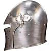Medieval Barbute Visor Helmet Steel Head Armor Helmet Reenactment LARP Cosplay Warrior Helmet