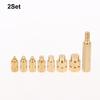 Heat Set Soldering Iron Tip Head Insert M2-M8 Hot Melt Brass Embedded Thread Nut Kit For Plastic Soldering
