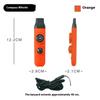 Camping, Camping, Seven In One Multi-Functional Portable Survival Whistle With Led Light, Thermometer, Compass, Magnifying Glass