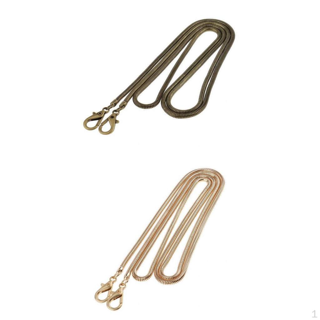 2 Pieces Shoulder Bag Handbag Handle Chain Replacement Great Accessories for DIY Handmade