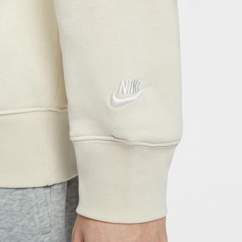 Nike Sportswear Casual Crewneck Pullover Letter Long Sleeve Sweatshirt Men Sweatshirt Light-Khaki HJ2174234