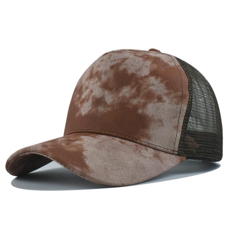 New Summer Mesh Baseball Cap Women Men Solid Suede Cap Patch Snapback Hat Casual Breathable Unisex Street Hip Hop Trucker Caps