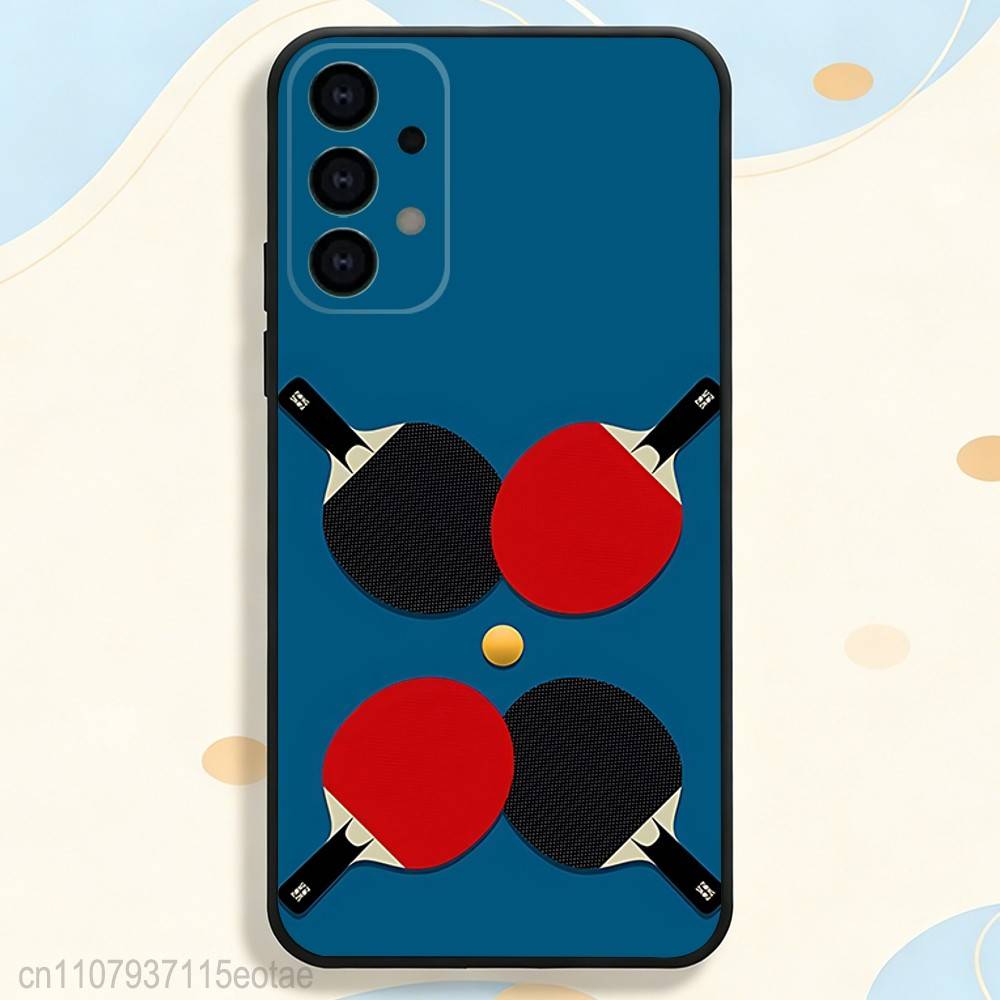 

Table Tennis Racket Ping Pong BALL Case for Samsung Galaxy S26 S21 S25 FE S24 S23 Ultra S20 S9 S22 Plus S10 TPU Cover SamsungS26PLUS