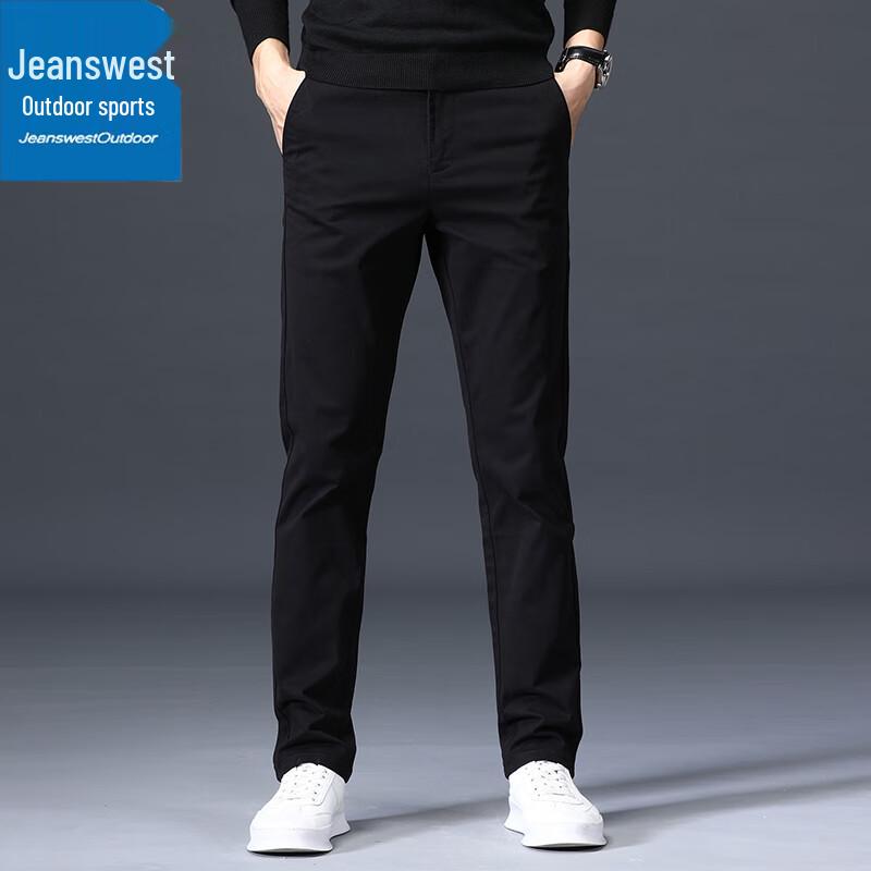 

Men s Straight Fit Business Casual Jeans 30