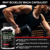 Black Maca Complex: Enhances Stamina | Improves Mood | Boosts Energy 120 Capsules