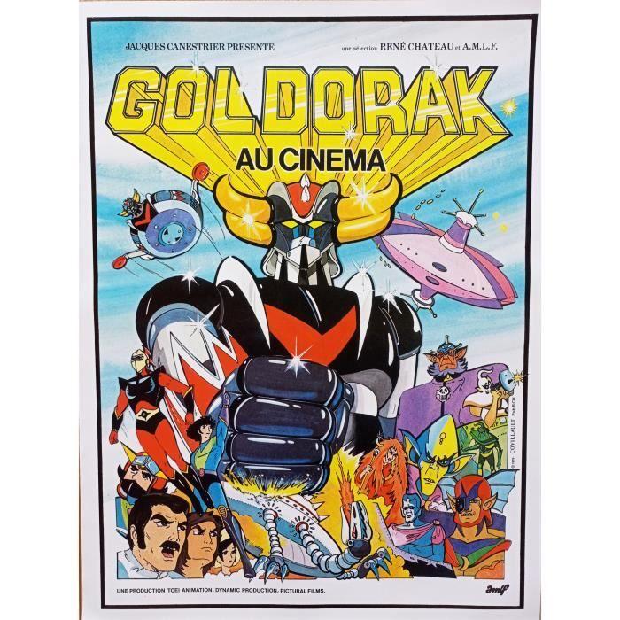 

GOLDORAK Affiche Cinéma Originale ROULÉE Petit format 53x40cm Retirage