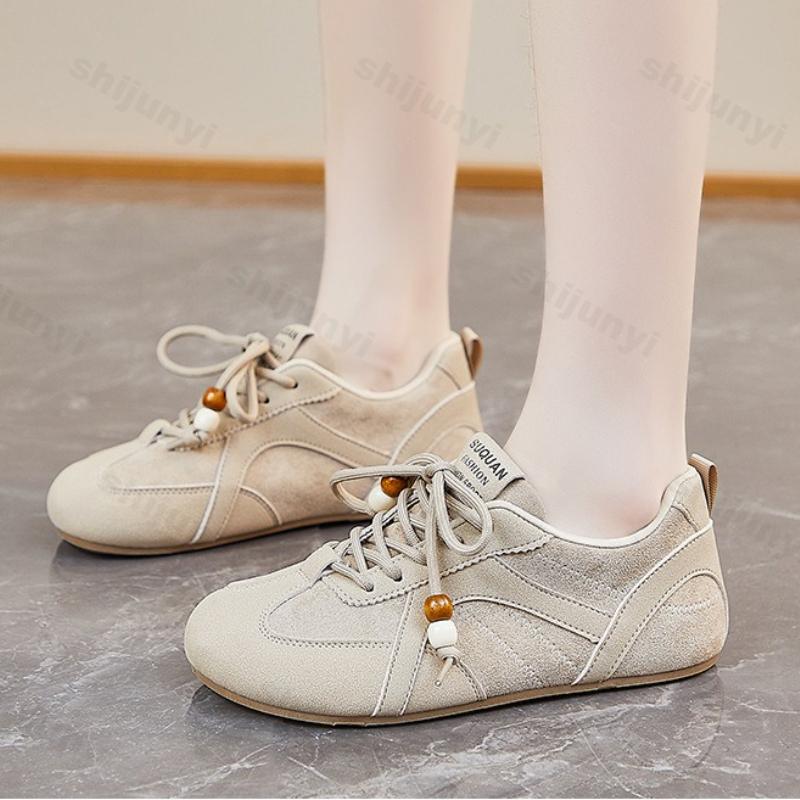 Women Board Shoes Autumn New Vintage Fashion Cross Tied Comfortable Casual Shoes Lightweight Soft Sole Outdoor Non Slip Sneakers