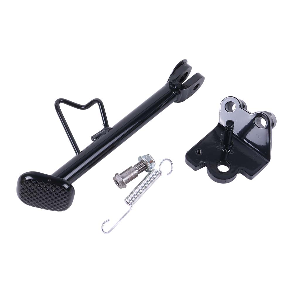 For HONDA Navi 110 Navi110 Motorcycle Accessories Kickstand Foot Side Stand Sidestand Support Parking Stand Bracket With Spring чёрный