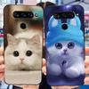For LG V40 ThinQ Case Cover For LG V35 V35+ ThinQ Soft TPU Silicone Cases Fashion Flower Cute Pattern Funda For LGV40 ThinQ Capa