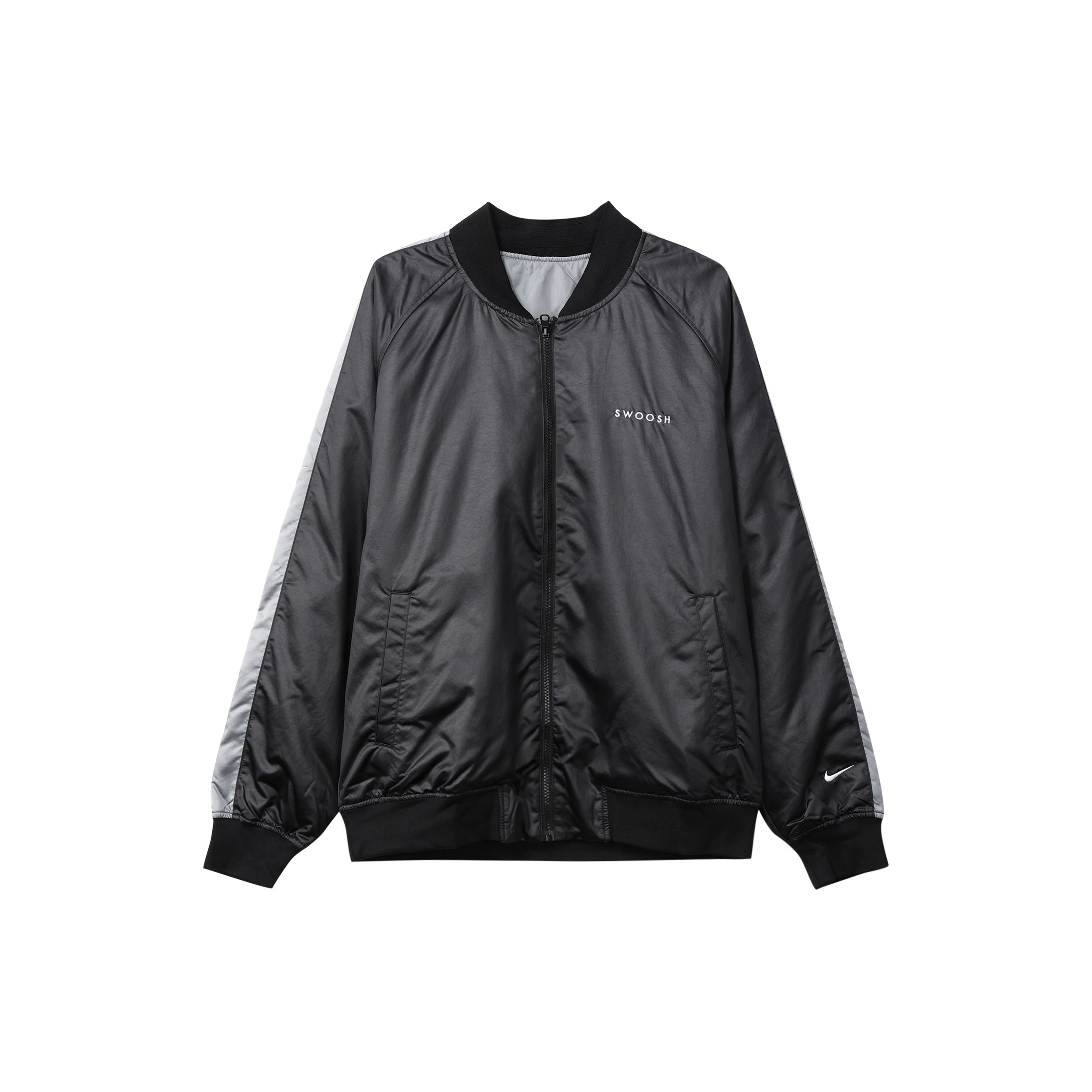 Nike Sportswear Swoosh Reversible Bomber Jacket Black DO2889-010 L