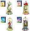 MOC Pantasy Starlight Lamp Rose Swing Wishing Mailbox Starry Gate Building Blocks Brick Puzzle Toys for Children Kids Boys Gift