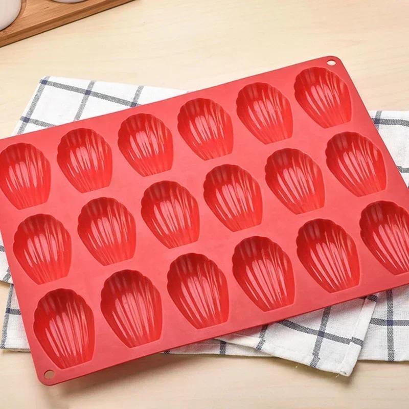 Mini-Food Grade Madeleine Silikon Kuchen Form Cookie Form DIY Shell Backform Form Küche Backformen Zubehör