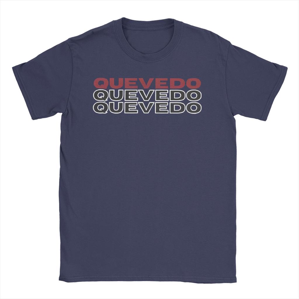 QUEVEDO Tour 2025   T Shirt Men Cotton Amazing TShirt Crewneck    Hip Hop   Tees Short Sleeve Tops Big Size