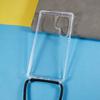 For Samsung Galaxy S23 Ultra TPU+Acrylic Phone Drop-proof Cover Clear Anti-scratch Case with Long Lanyard