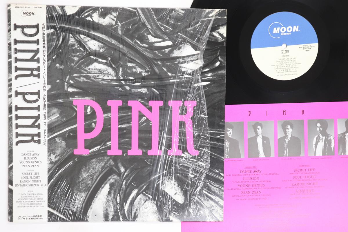 

LP Record PINK Pink MOON28027PROMO MOON 1985 Japan Obi Japanese PopRock Used