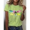 3D Printed Summer Fashion Women's T-shirt Breathable Casual Versatile
