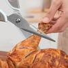 Multi-functional Kitchen Shears with Magnetic Holder - Sticks To Fridge Surfaces, Ultra-Sharp Stainless Steel Poultry Scissors for Cutting Chicken